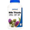 Nutricost Milk Thistle 250mg (1000mg Equivalent), 240 Vegetarian Capsules -
