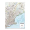 National Geographic: New England Wall Map - 22 x 28