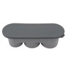 Hollow Cylinder Ice Cube Tray Quick Release Silicone High Low