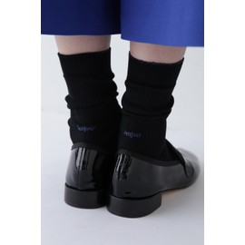 Human Woman 077-5197200 Embroidered Mid Socks, Women's,, 010_black, Free size