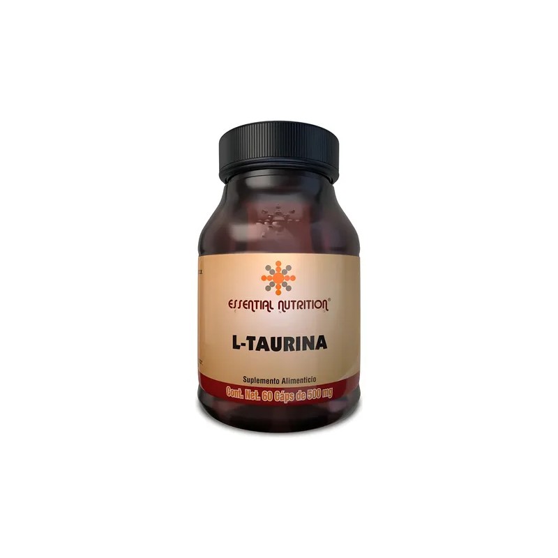 Suplemento L-taurina Apoyo Salud Cardiovascular 60 Cápsulas. Sin Sabor