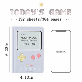 365 Days A6 Undated Daily Planner mini Cute Diary Appointment Book Notebook Game Design Journal Notebook (purple)
