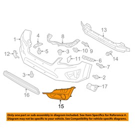 Subaru Genuine 57731FJ400 Cover (Fog Light, Right), 1 Pack