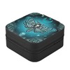 ZZKKO Moth Dead Head Small Jewelry Box Travel Jewelry Case