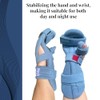 Stroke Hand Brace: SoftPro Functional Resting Hand Splint, Right, Medium