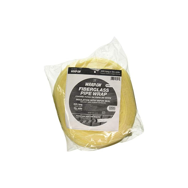Wrap-On 347-16503 Fiber Glass Insulation 3" x 35'