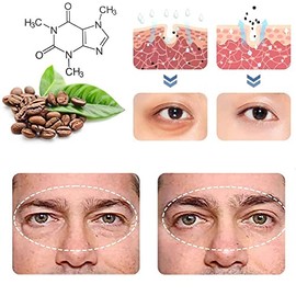 Bluemega Gel de Levantamiento de Ojos Crema de Ojos con Retinol para Hombres Bolsa de Ojos Eliminación del Anillo de Ojos Reparación Reafirmante Líneas Finas Eliminación e hidratación Crema de Ojos