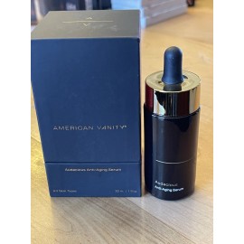 American Vanity #AUDACIOUS ANTI-AGING SERUM 1oz/30ml  new In Box