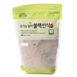 Organic Story (현대백화점)유기농 발아 블랙선식진 500g (Hyundai Department Store) Organic Sprouted Black Beans Paste 500g