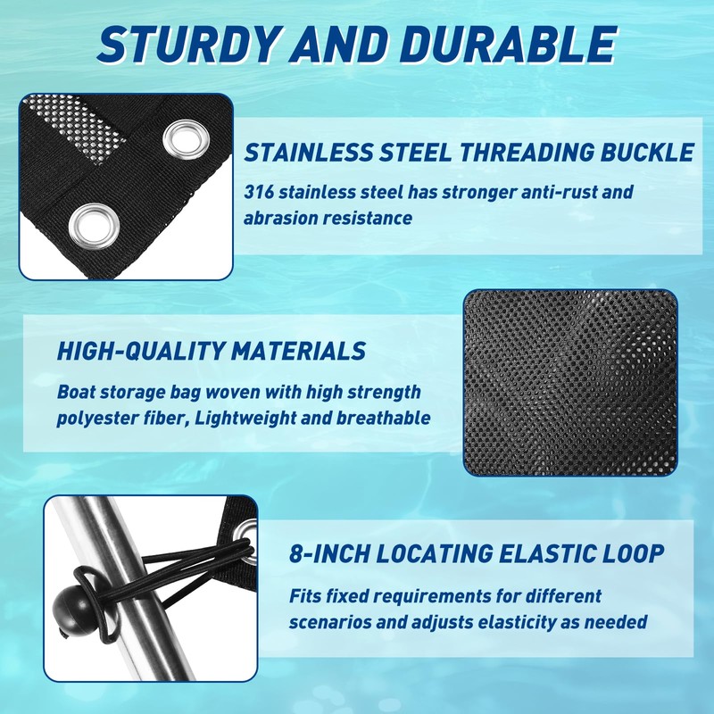 Boat Storage Bag 31×14.5'' with 2 Divisions