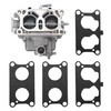 JAVOUKA Carburetor Carb with Gaskets kit, for Kawasaki FD750D Engine,