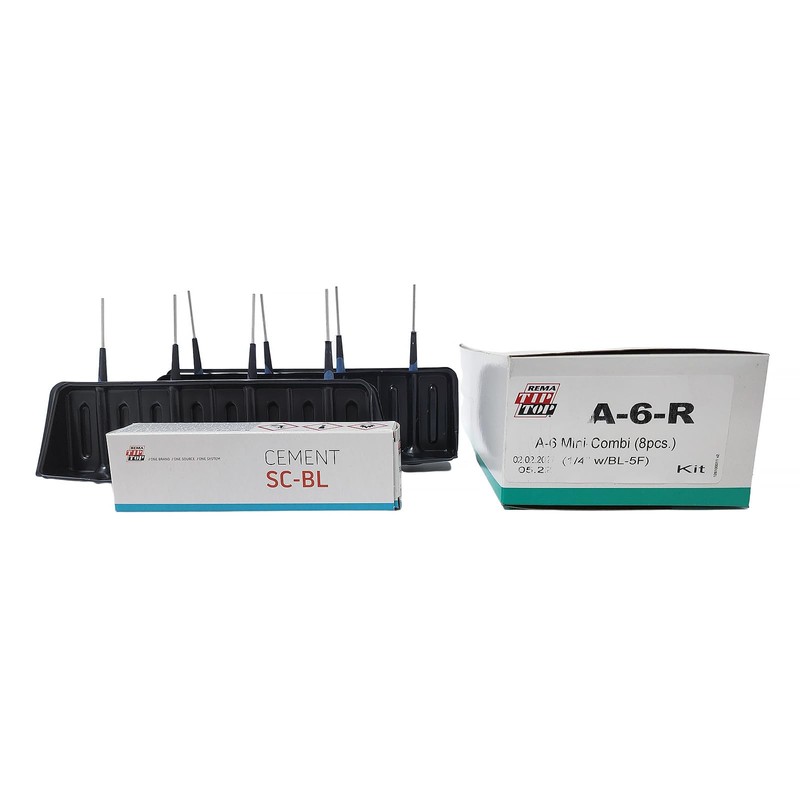 Rema Tip Top A-6-R Minicombi Tire Repair Kit - 8
