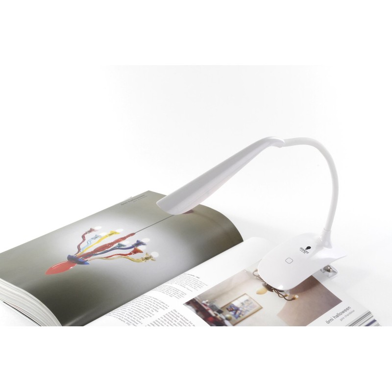 Daylight Company DN1380 Smart Clip-on Lamp, White, 12.00 x 35.00