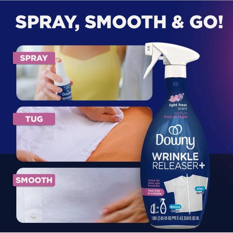 Downy Wrinkle Releaser and Refresher Fabric Spray Fresh Scent 3