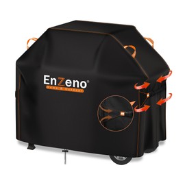 Enzeno Grill Cover for Outdoor Grill Waterproof, BBQ Gas Cover Heavy Duty, Anti-UV Fade Resistant Material, Tear Resistant Barbecue 44L x 22D X 28H fit Blackstone 22inch