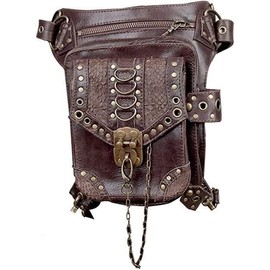 Ro Rox Edison Holster Moon Faux Leather Hip Holster Bag Steampunk Unisex
