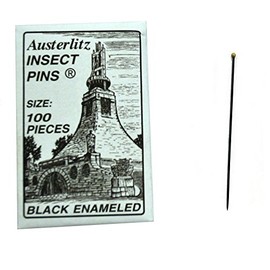 Premium Insect Entomology Dissection Pins, Size 3, Museum Grade, Pack of 100