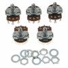Dopro 5pcs Linear Guitar Pots Volume 500K Electric Guitar Large