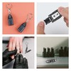 Modixun 3Pack Travel Keychain Finger Nail Clippers, Mini Foldable Stainless