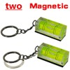 UMEI Mini Acrylic Green Magnetic Bubble Level - Pack of