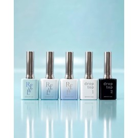 Revzel Water Bubble Glitter Magnetic Gel 5-piece set / 레브젤 워터버블 글리터 자석젤 5종세트