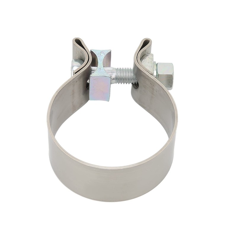 Tbest Universal Band Clamps - Rustproof Muffler Clamp for Downpipe