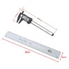 JZK 150mm 15cm 6inch Caliper + 30cm 12inch Ruler, Metric