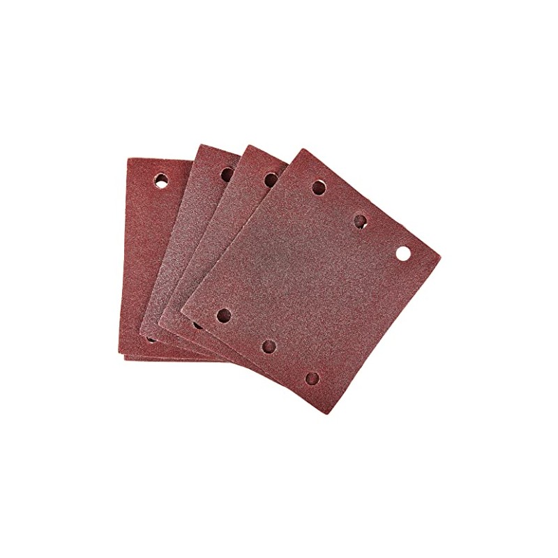 Amtech V4050 P120 Hook and Loop Square Sheets 10 Piece