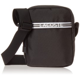 Lacoste Vertical Camera Bag, Black/White, One Size