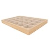 Jewellery Display Tray 24 Compartments Jewelry Drawer Insert Multipurpose Wood