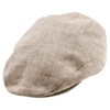 Sterkowski Summer 100% Linen Super Light Flat Cap -