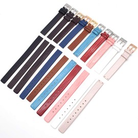 Replacement Watch Band for Skagen Women's Watches 12mm with Screws (Black)