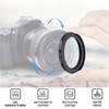 52mm to 55mm Camera Filter Ring/52mm to 55mm Step-Up Ring