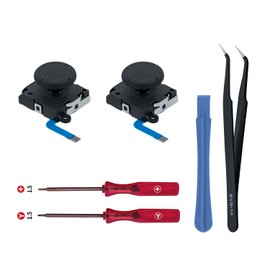 Wigearss 2Pcs Ersatz 3D Joystick Analogen Sensor und Reparatur Werkzeuge Kit für NS Switch/Switch OLED Joy-con Controller/Switch Lite Controller