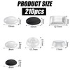 Pack of 210 Bump Dots Blind, Bump Dot Stickers Raised