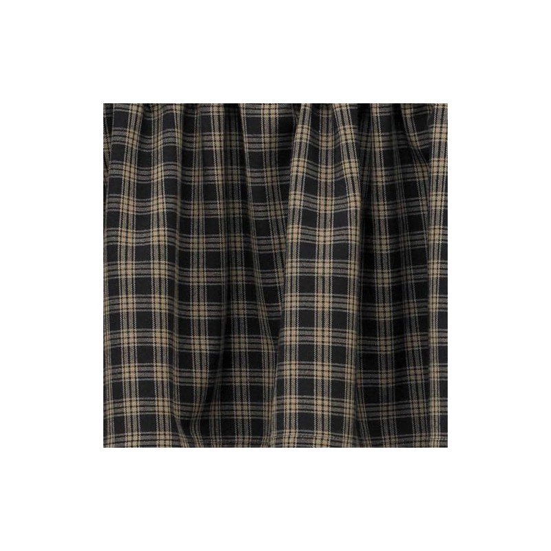 Park Designs Sturbridge Swag, 72 by 36", Black