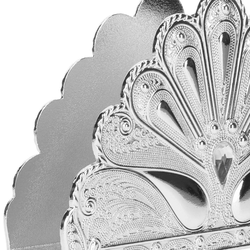 Napkin Holder Classical Metal Peacock Embossed European Style Table Tissue
