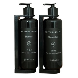FRESH & CARE COLLECTION | Kit de Amenidades Hoteleras – White Tea & Iris – Set de Shampoo y Jabón Corporal para Hoteles, Airbnb y Spa. 355ml