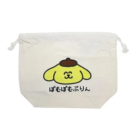 Pompompurin (Drawstring Bag) Gusseted Kinchaku Pouch/Oekaki x Sanrio Characters Sanrio