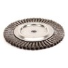 Twist Wire Wheel Wire Brush, Arbor, 10"