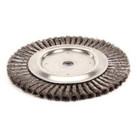 Twist Wire Wheel Wire Brush, Arbor, 10"