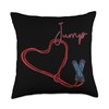 Love Skipping Rope Jump Rope Lover Throw Pillow