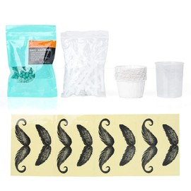 Kit de cera para la depilación de la nariz Cejas nasales Pelos sin dolor Efectivo Seguro Herramientas rápidas Depilación Depilación de la cara de frijol de cera Depilación de la