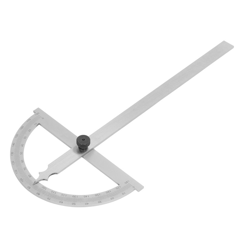 Angle Finder Carbon Steel Fastened Protractor with Scale Multifunctional Round