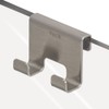 Tiger Caddy, Shower enclosure, Towel hook 6-8 mm, Brushed stainless