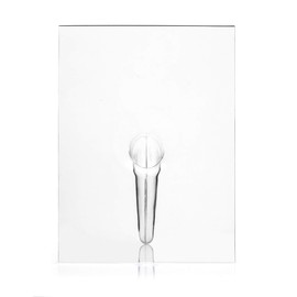 Guzzini - Icons, Single Stem Vase 'Si Single' - Transparent, 18 x 11 x H25 cm - 16970000