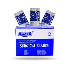 PRECISE CANADA: Box of 100PC Disposable USE Carbon Steel Scalpel Blade STERILE #20 PC