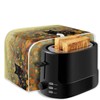 Talayituse Cat Flower Print Toaster Cover 2 Slice Wide Slot,