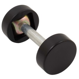 Stone Harbor Hardware Round Handleset Hole Cover, 1" Diameter, Fits Doors 1-3/8" to 2-1/4" Thick, Matte Black