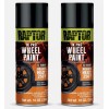U-POL Raptor 4909 Gloss 1K Black Wheel Paint 10 oz each (2 Pack)